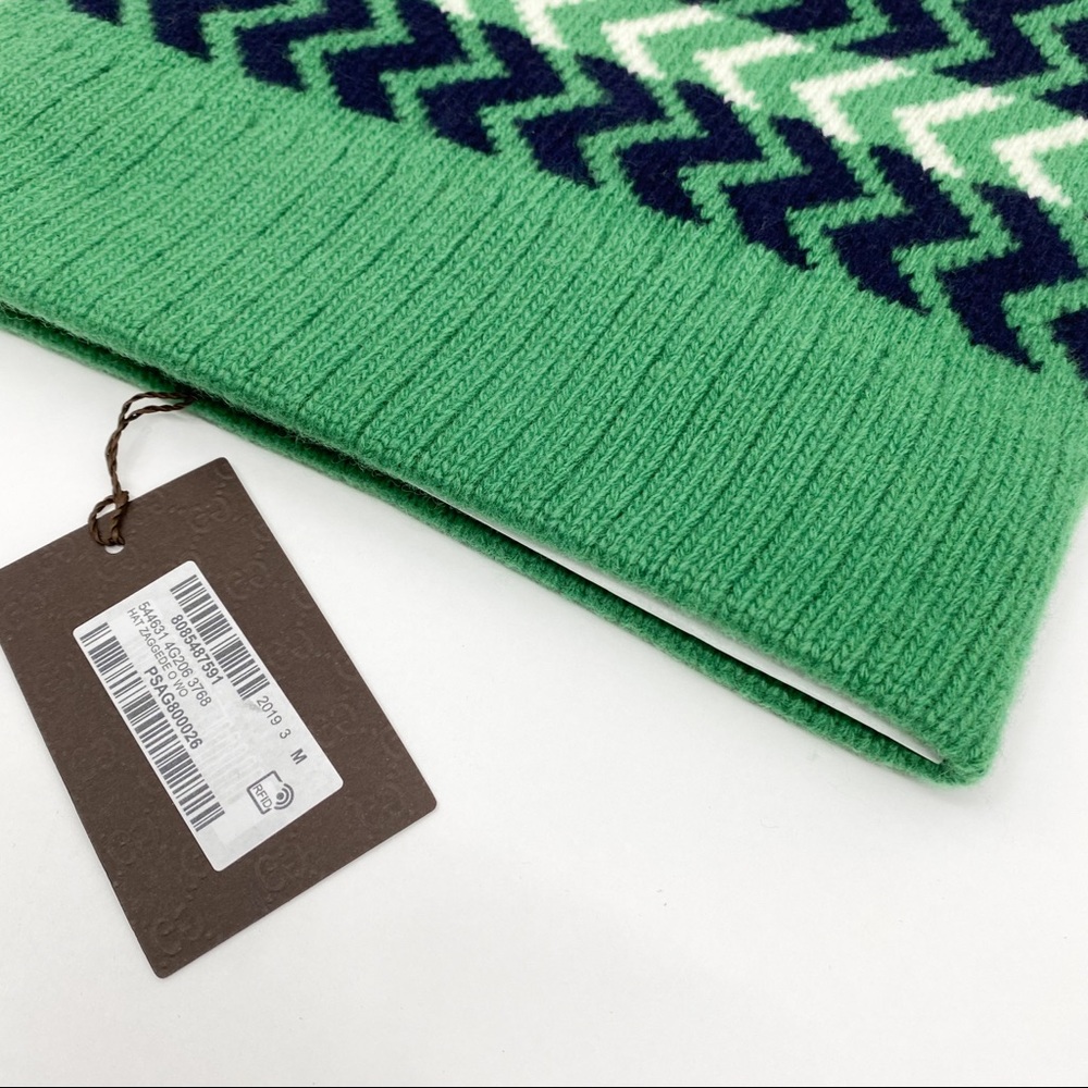 Gucci Zaggede Wool Beanie Hat - Picture 6 of 15